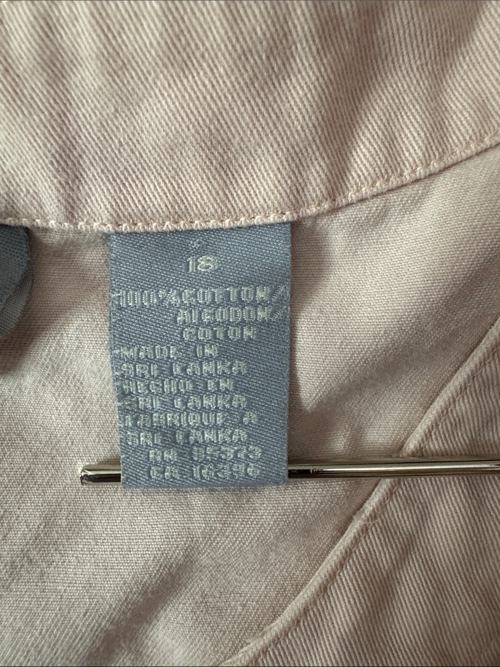 First Issue Light Pink Button-Front Short Sleeve Top - Picture 5 of 13